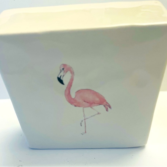Rae Dunn Accents Rae Dunn Flamingo And Palm Leaf Artisan Collection